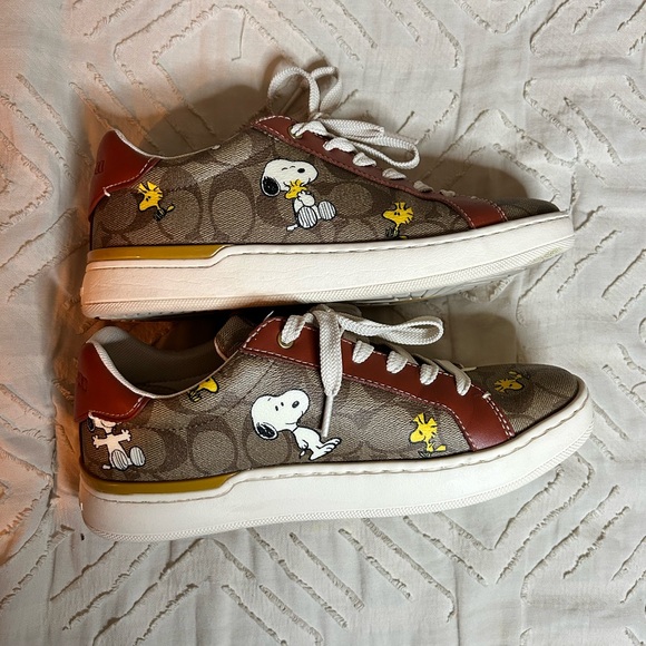 Coach x Peanuts collection sneakers Sz 8 - Picture 7 of 8
